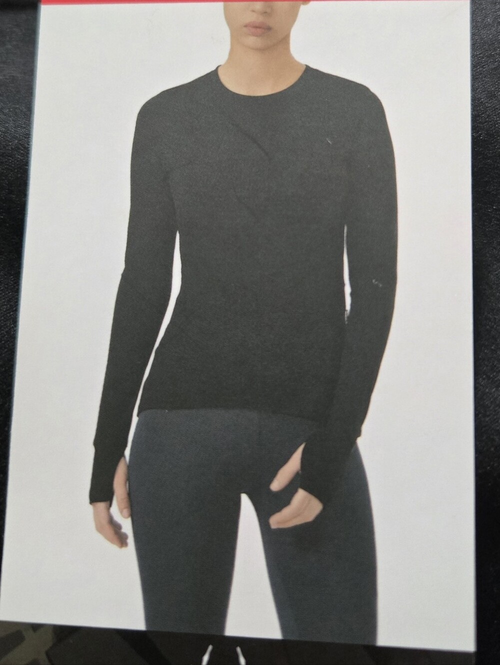 Spyder Active Black Long-Sleeve Crewneck Women's Top